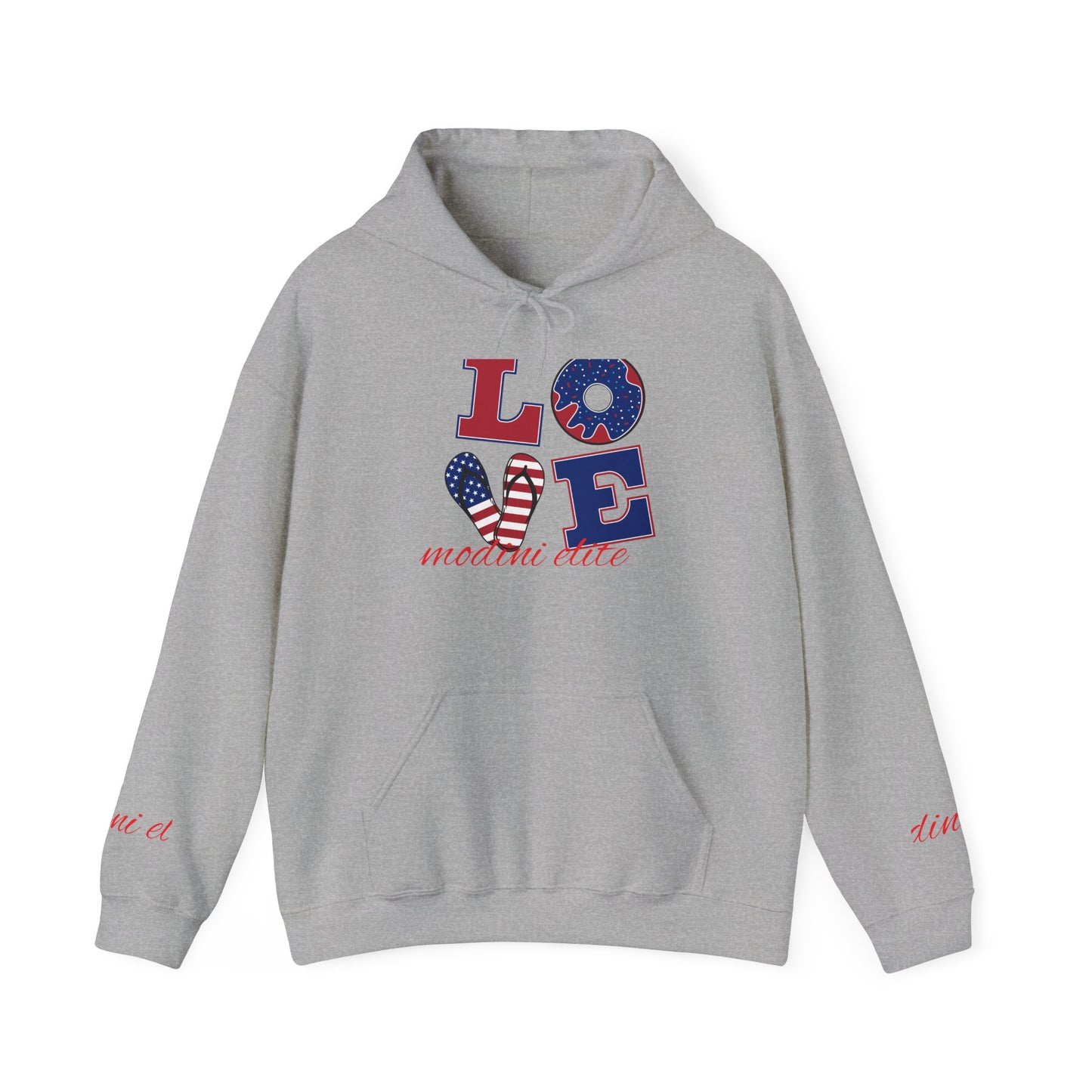 Patriotic Love Hoodie for Holidays | Unisex Heavy Blend™ Sweatshirt