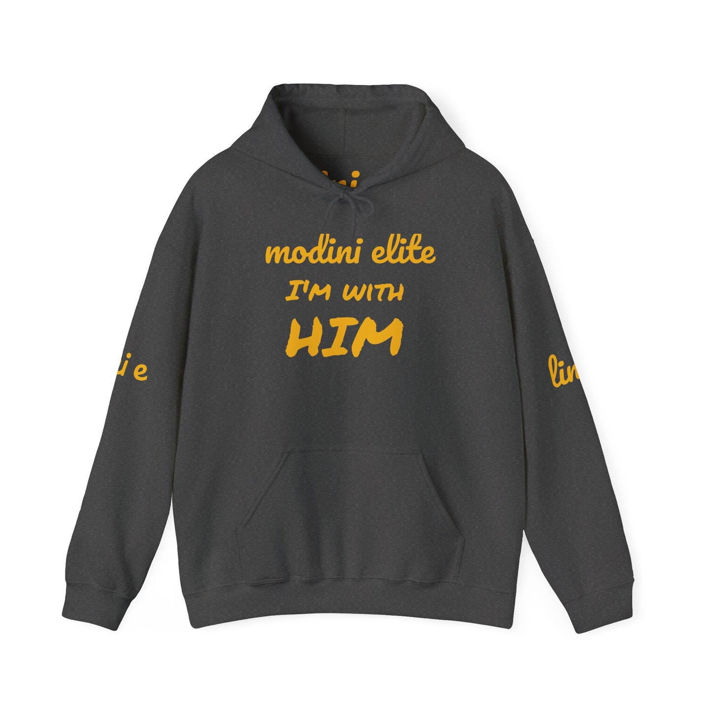 I'm With Him Hoodie - Unisex Heavy Blend Sweatshirt for Casual Comfort