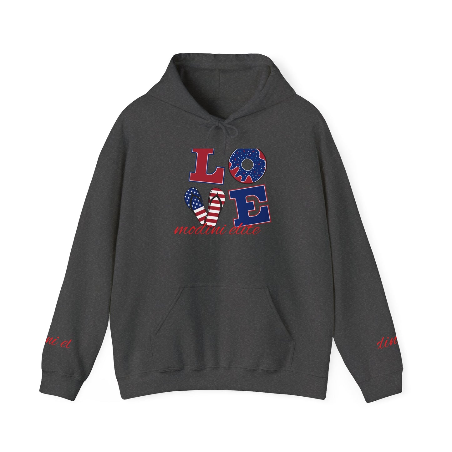 Patriotic Love Hoodie for Holidays | Unisex Heavy Blend™ Sweatshirt