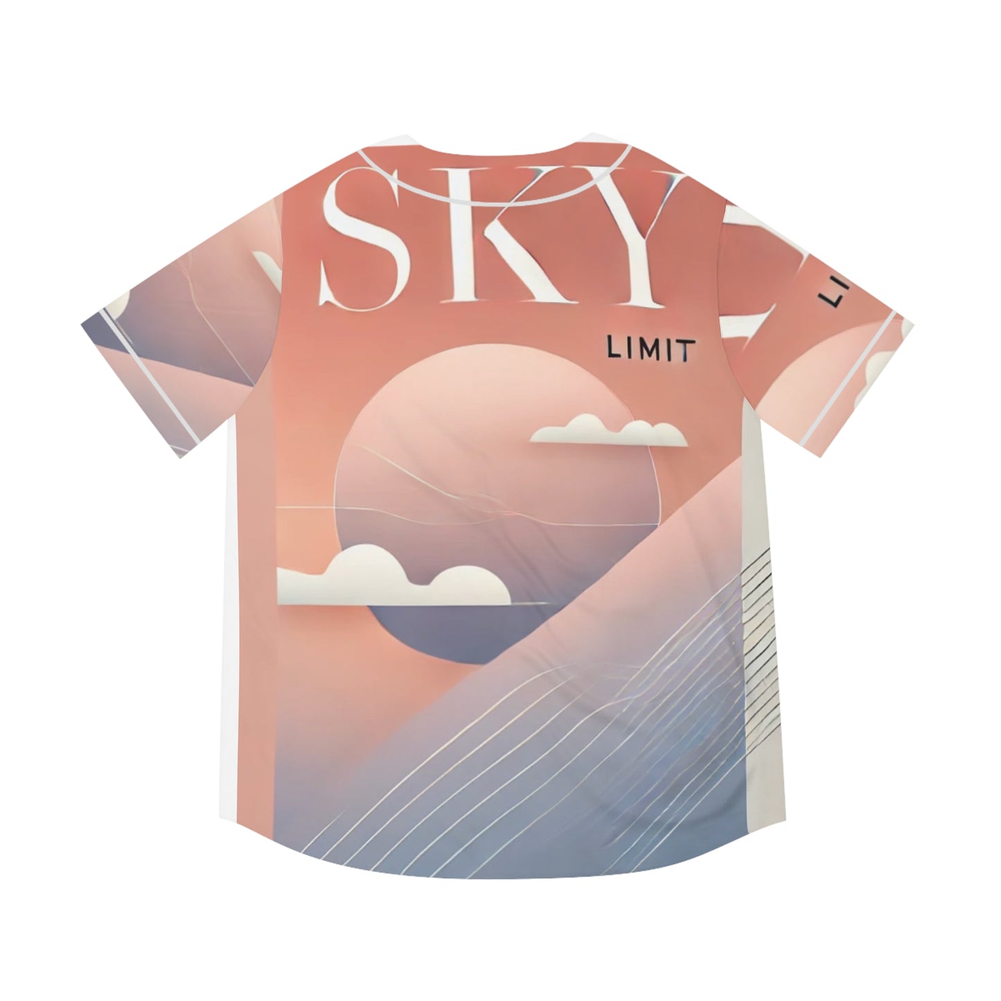 Sky Limit Men’s Baseball Jersey - Stylish Summer Sportswear