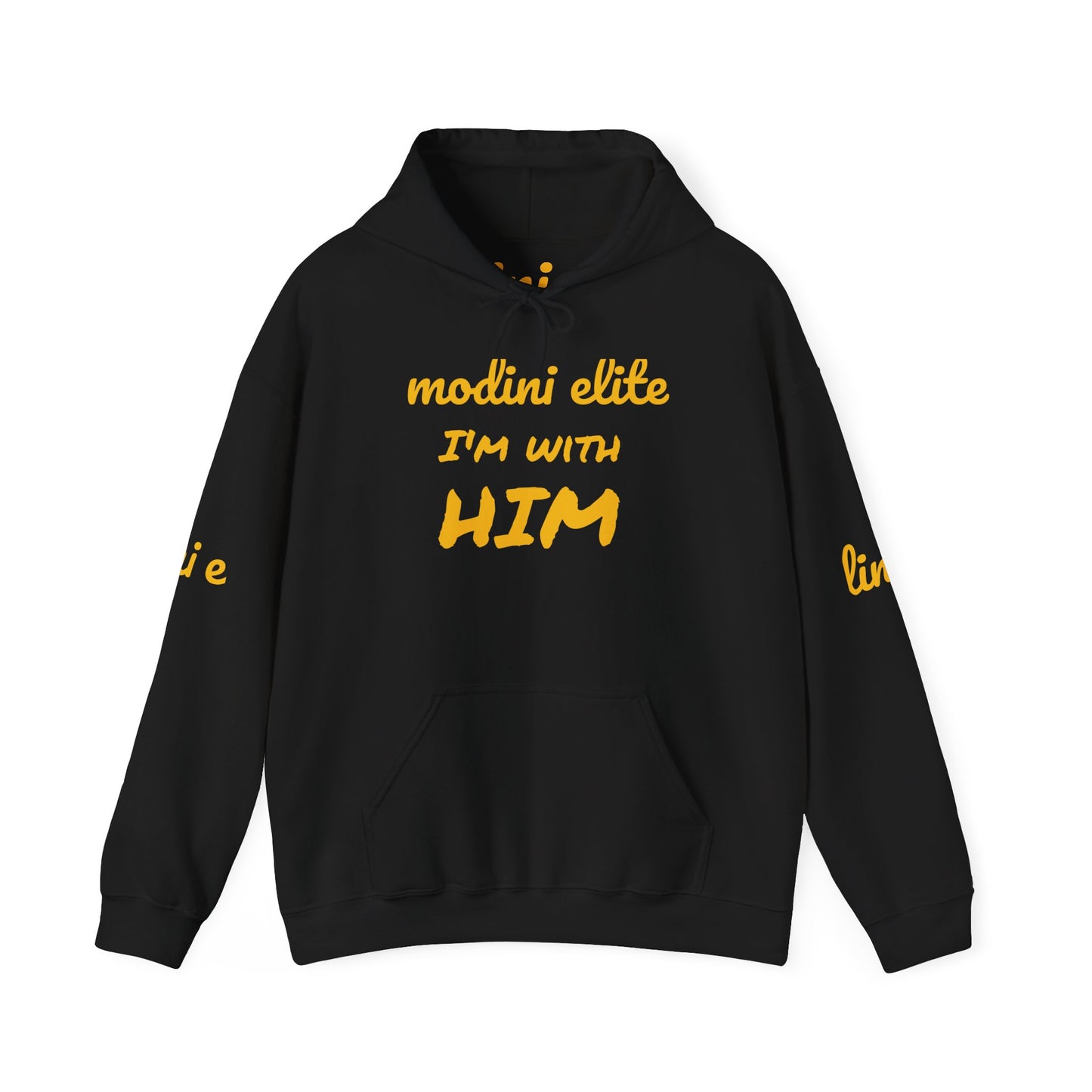I'm With Him Hoodie - Unisex Heavy Blend Sweatshirt for Casual Comfort