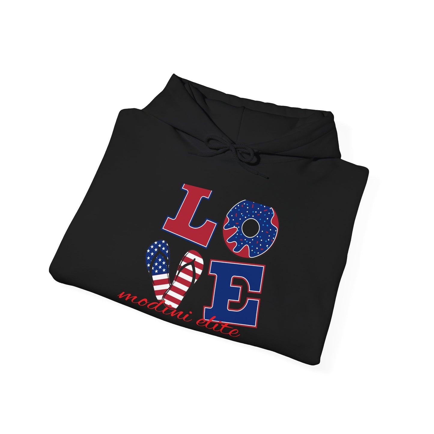 Patriotic Love Hoodie for Holidays | Unisex Heavy Blend™ Sweatshirt