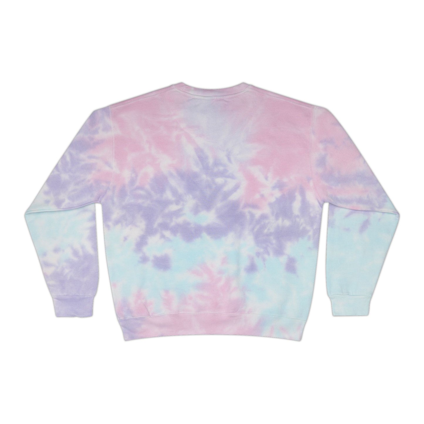 Unisex Tie-Dye Sweatshirt with 'LOVE' Design - Perfect for Celebrations and Casual Wear