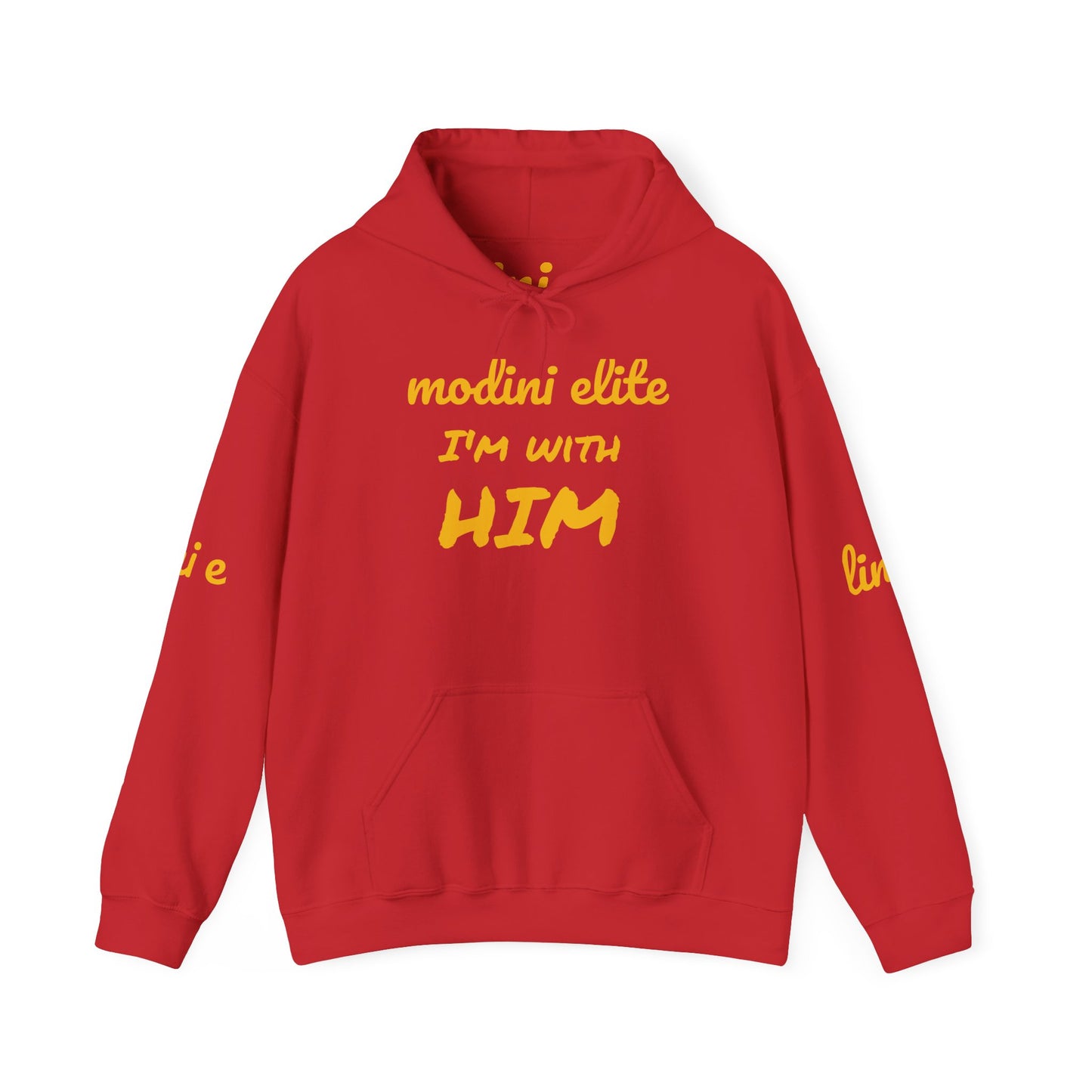 I'm With Him Hoodie - Unisex Heavy Blend Sweatshirt for Casual Comfort