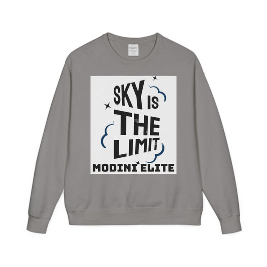 Inspirational Sky Is The Limit Crewneck Sweatshirt for Everyday Comfort