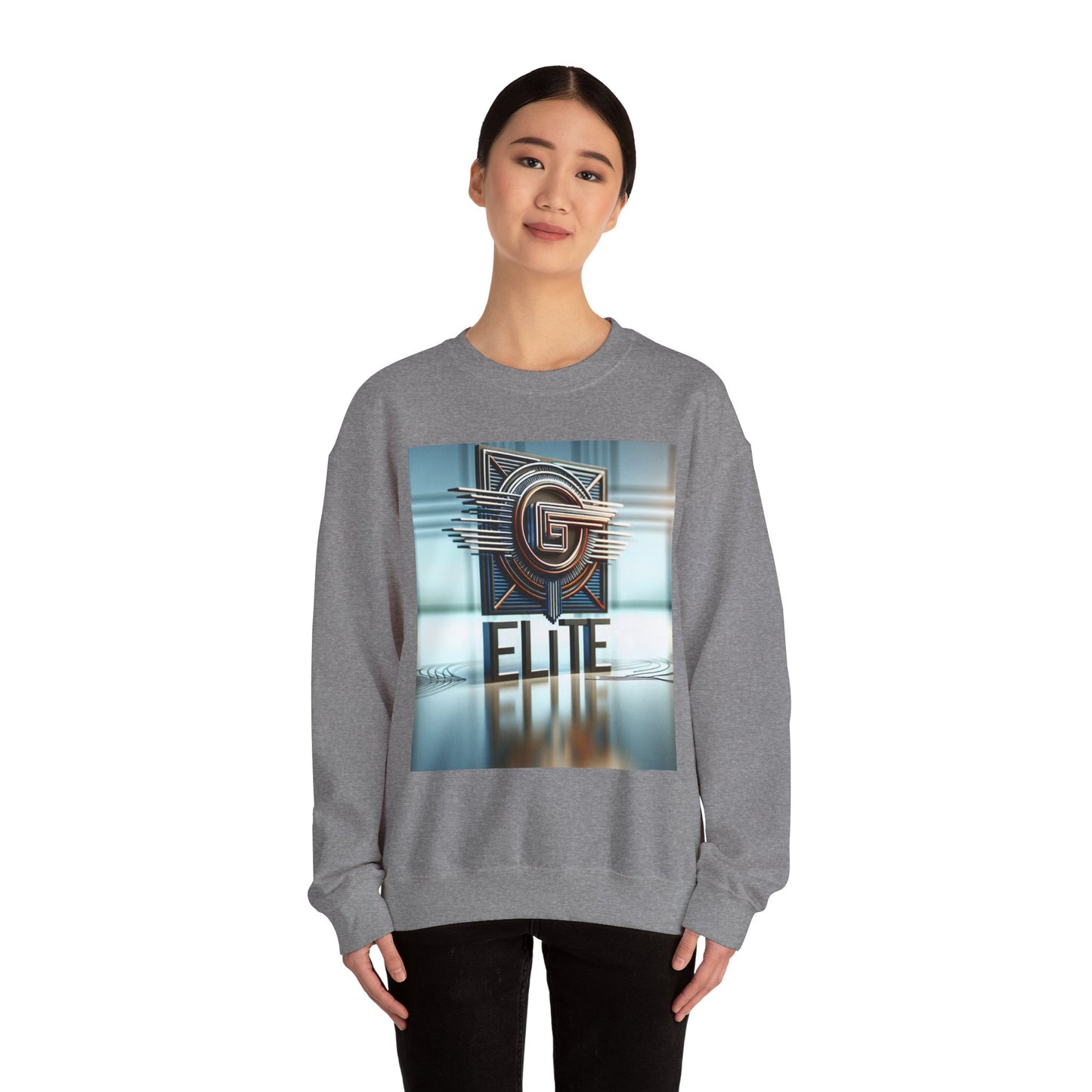 Elite Graphic Unisex Heavy Blend™ Crewneck Sweatshirt - Cozy Fashion Statement
