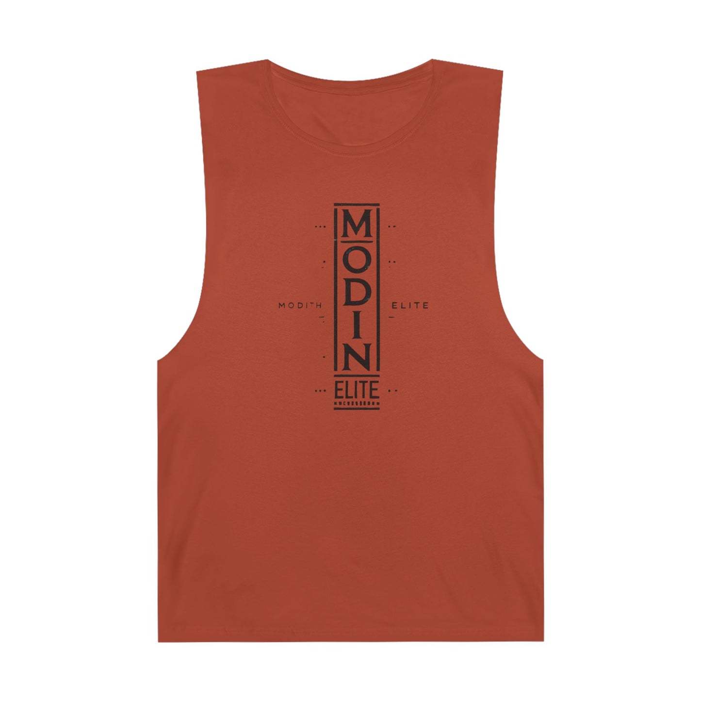 Stylish Unisex Tank Top with MODIN ELITE Design, Casual Wear for Fitness, Unisex Workout Apparel, Summer Essentials, Gift for Athletes