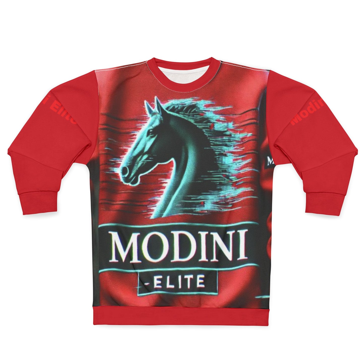 Unisex Horse Sweatshirt, Bold Equine Design, Casual Wear, Gift for Horse Lovers, Statement Pullover, Unique Style