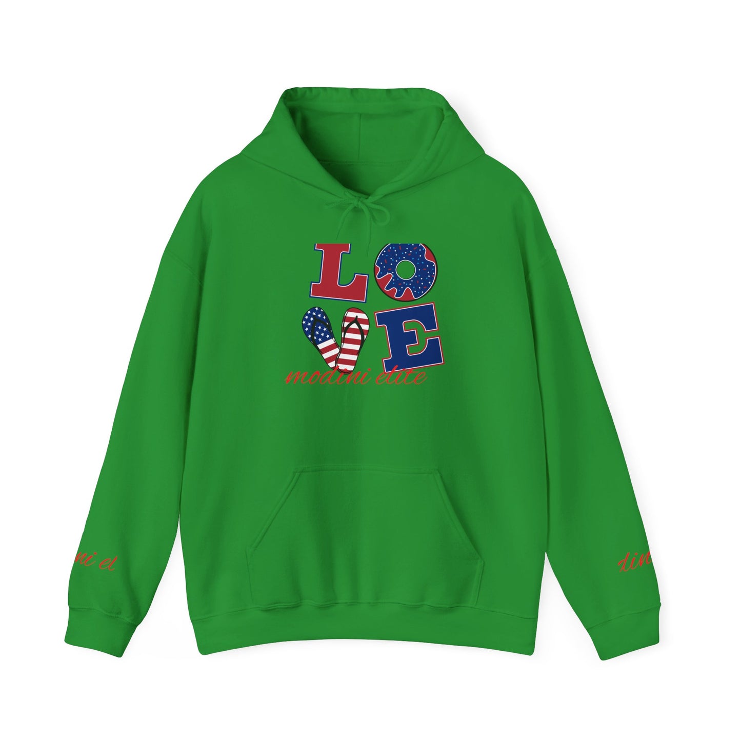 Patriotic Love Hoodie for Holidays | Unisex Heavy Blend™ Sweatshirt