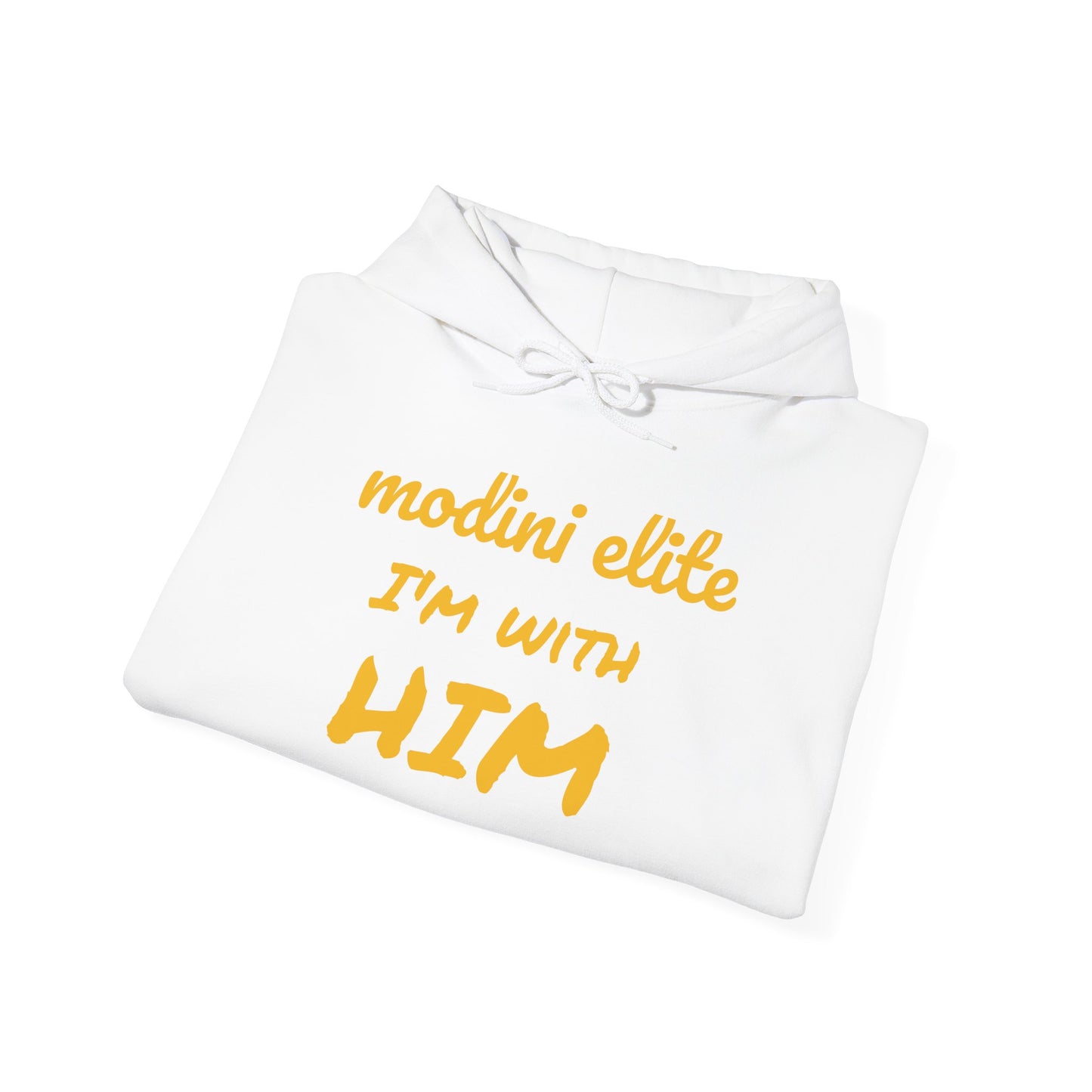 I'm With Him Hoodie - Unisex Heavy Blend Sweatshirt for Casual Comfort