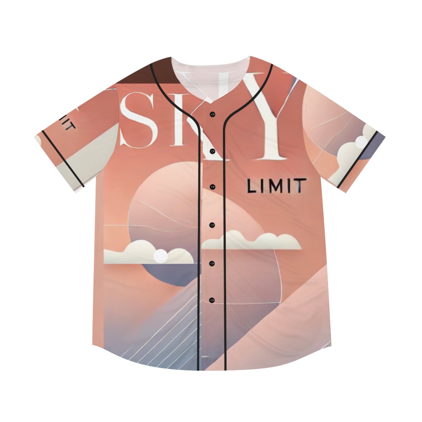 Sky Limit Men’s Baseball Jersey - Stylish Summer Sportswear
