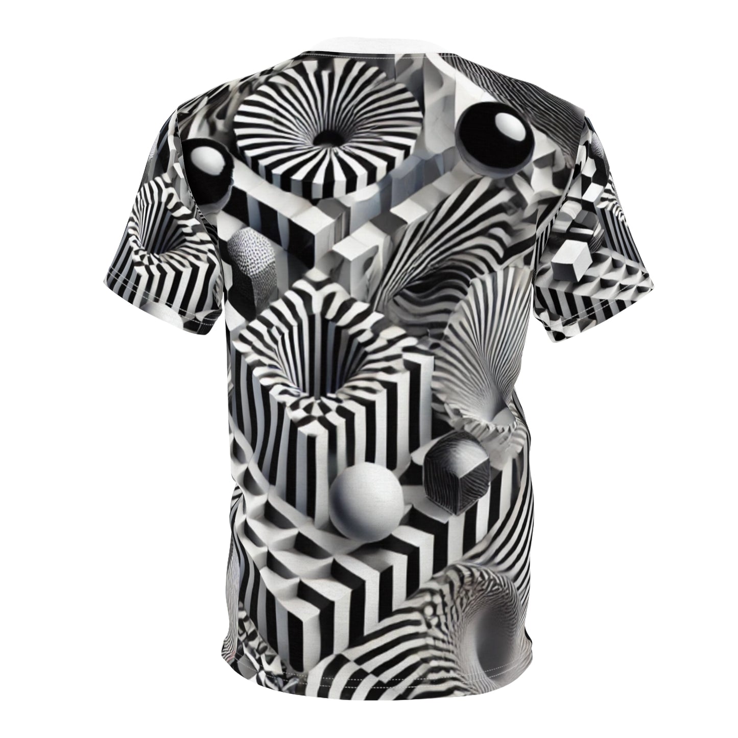 Geometric Pattern Unisex Tee - Stylish Graphic T-Shirt for Art Lovers