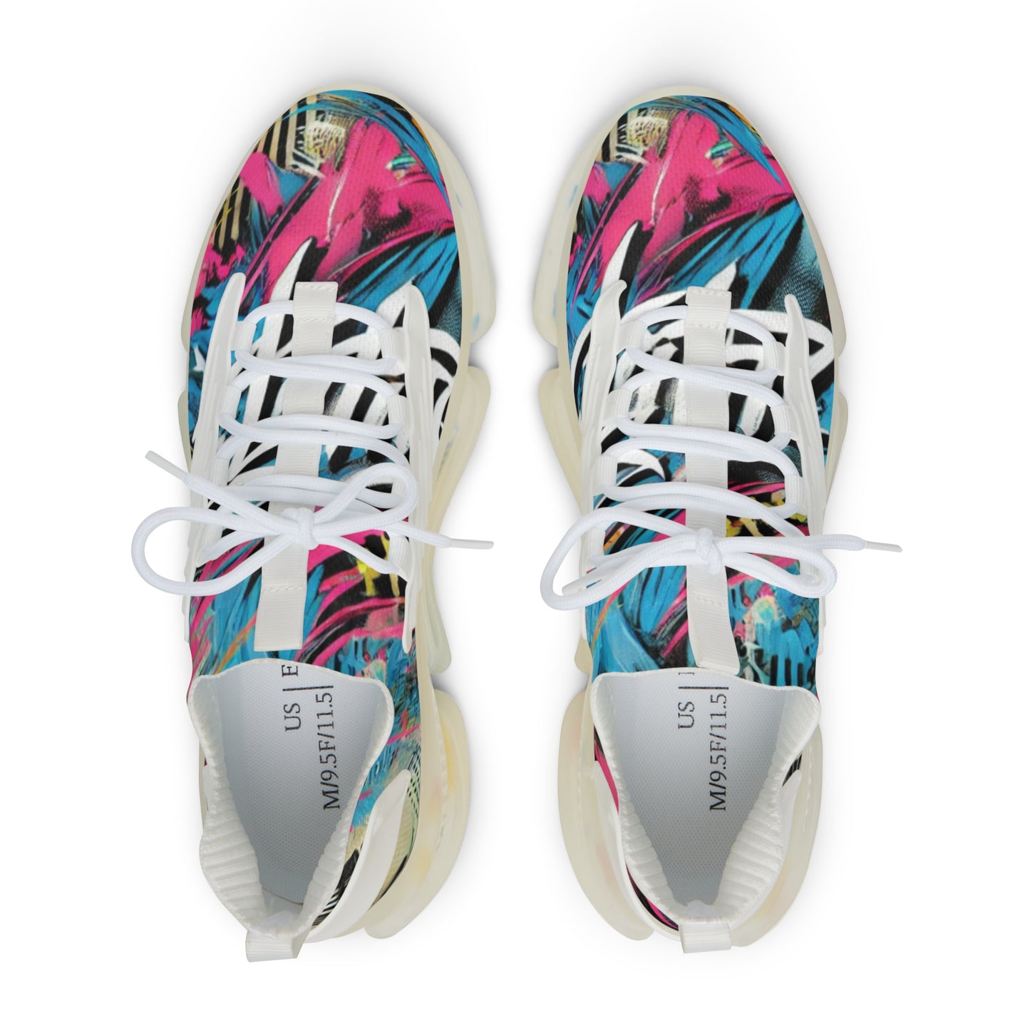 Vibrant Mesh Sneakers for Men - Stylish & Comfortable Athletic Footwear