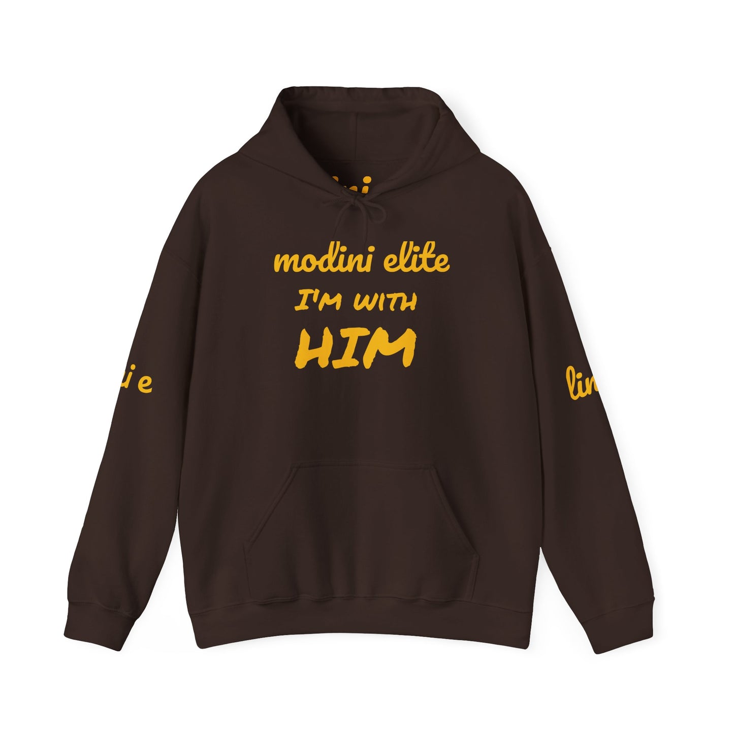 I'm With Him Hoodie - Unisex Heavy Blend Sweatshirt for Casual Comfort