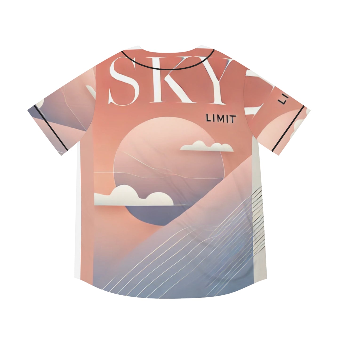 Sky Limit Men’s Baseball Jersey - Stylish Summer Sportswear