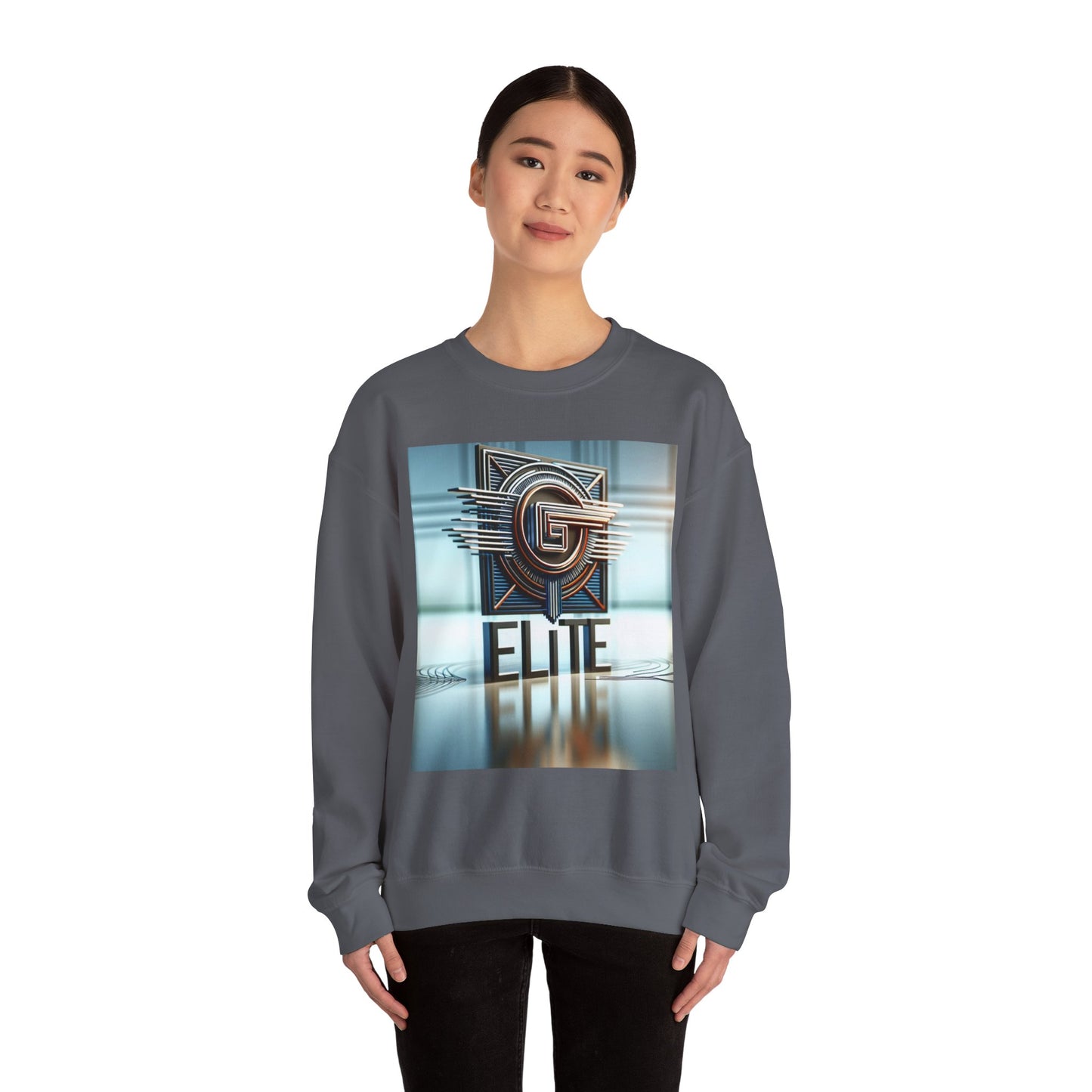 Elite Graphic Unisex Heavy Blend™ Crewneck Sweatshirt - Cozy Fashion Statement