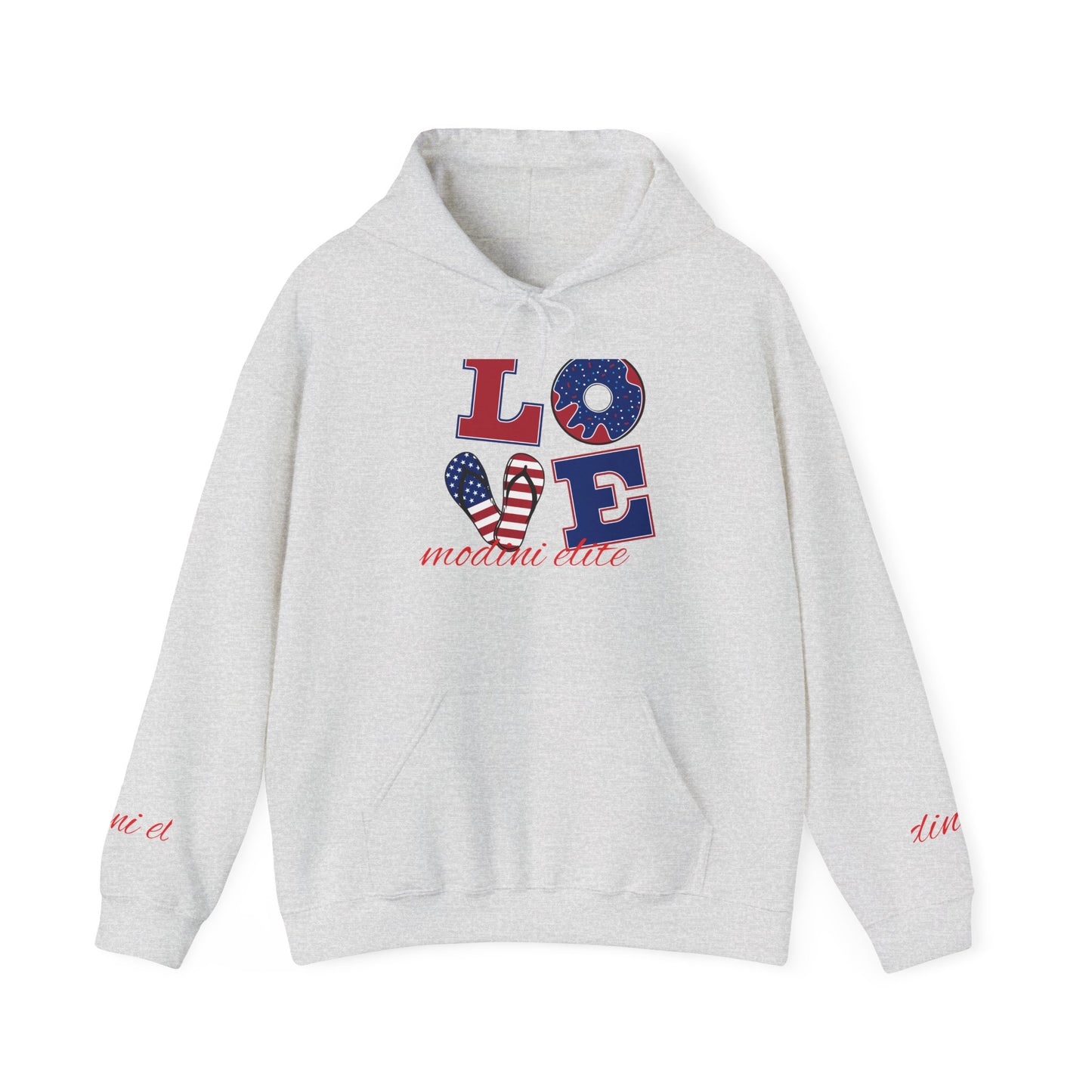 Patriotic Love Hoodie for Holidays | Unisex Heavy Blend™ Sweatshirt