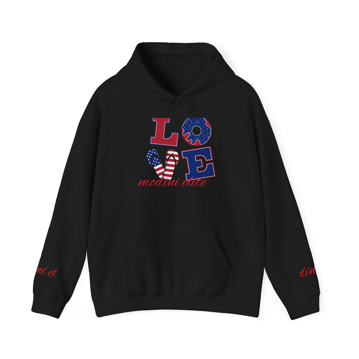 Patriotic Love Hoodie for Holidays | Unisex Heavy Blend™ Sweatshirt