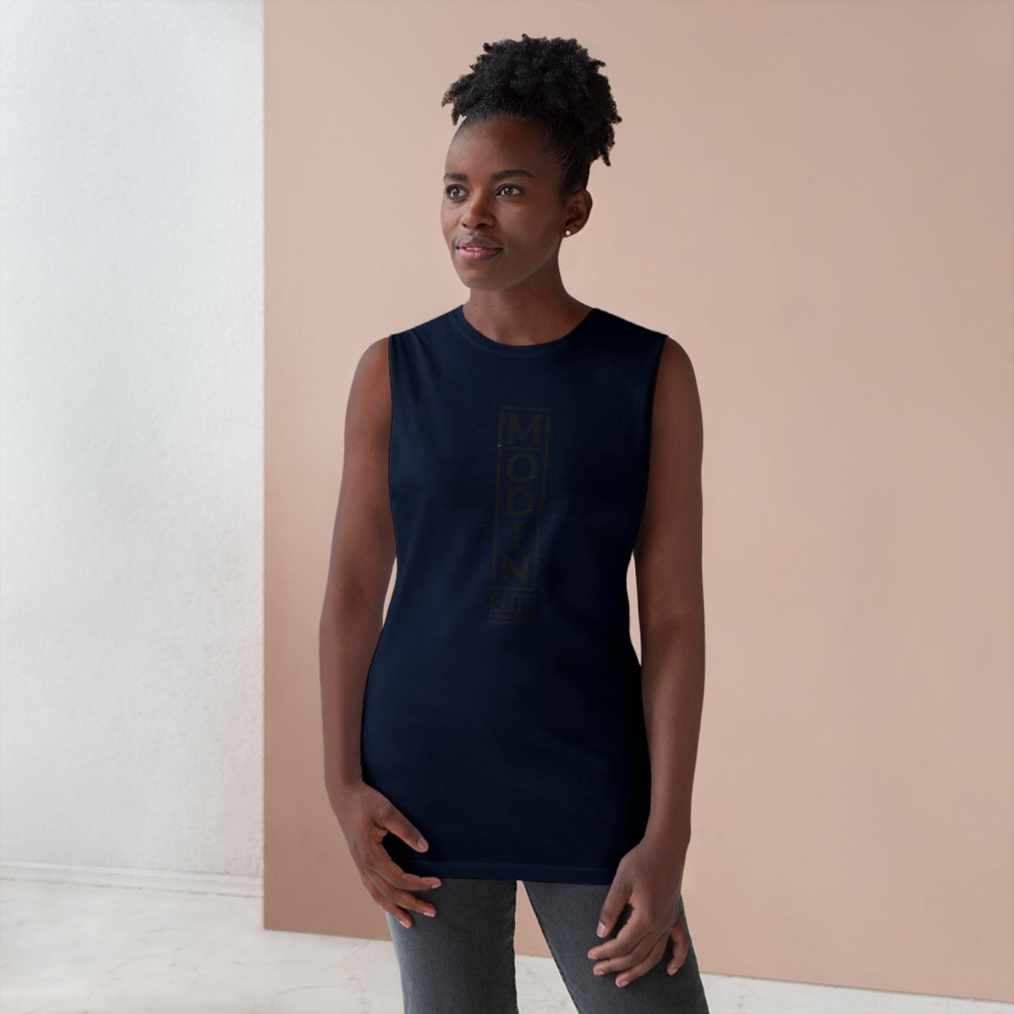 Stylish Unisex Tank Top with MODIN ELITE Design, Casual Wear for Fitness, Unisex Workout Apparel, Summer Essentials, Gift for Athletes