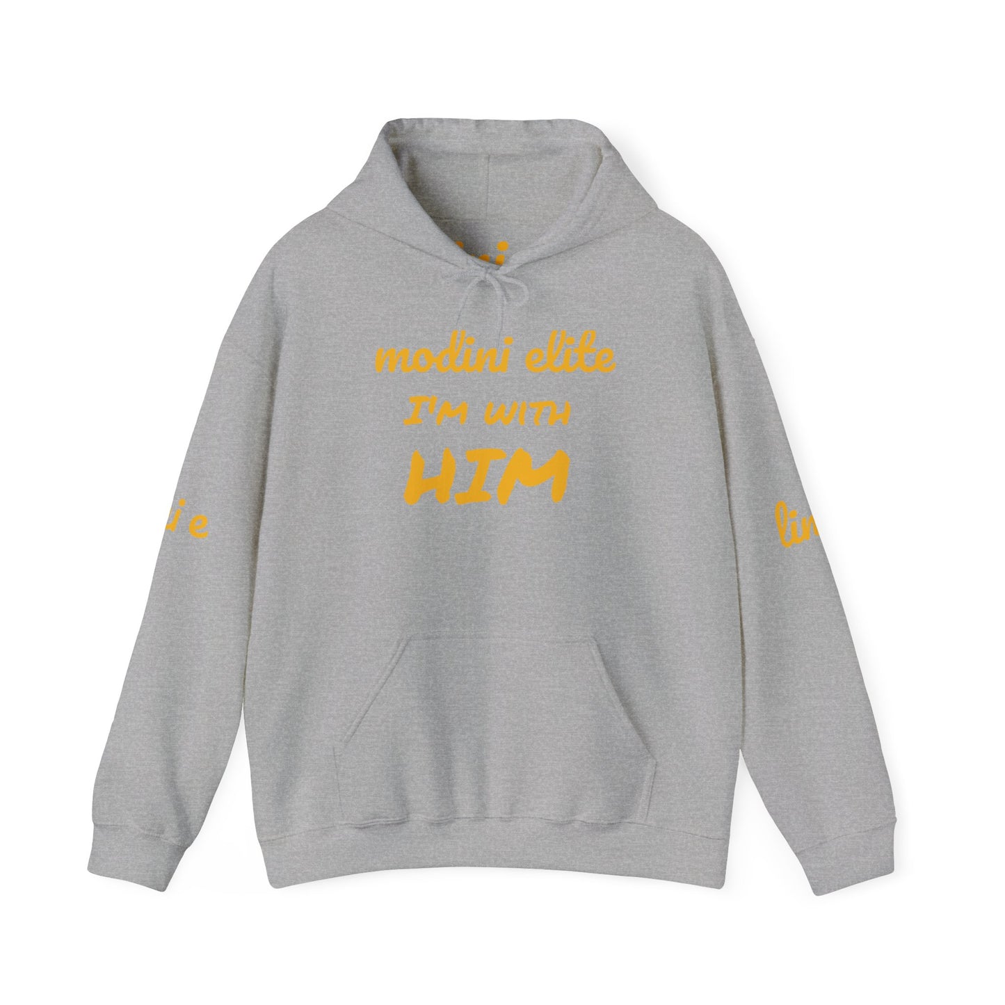 I'm With Him Hoodie - Unisex Heavy Blend Sweatshirt for Casual Comfort