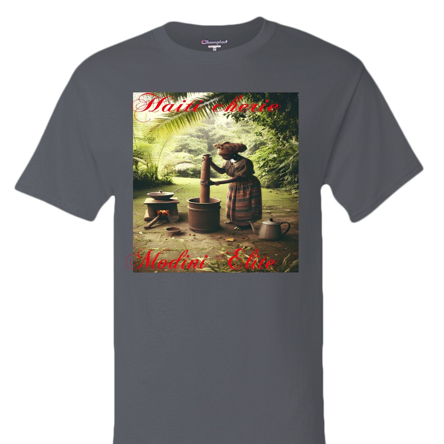 CHARCOAL HEATHER - FRONT