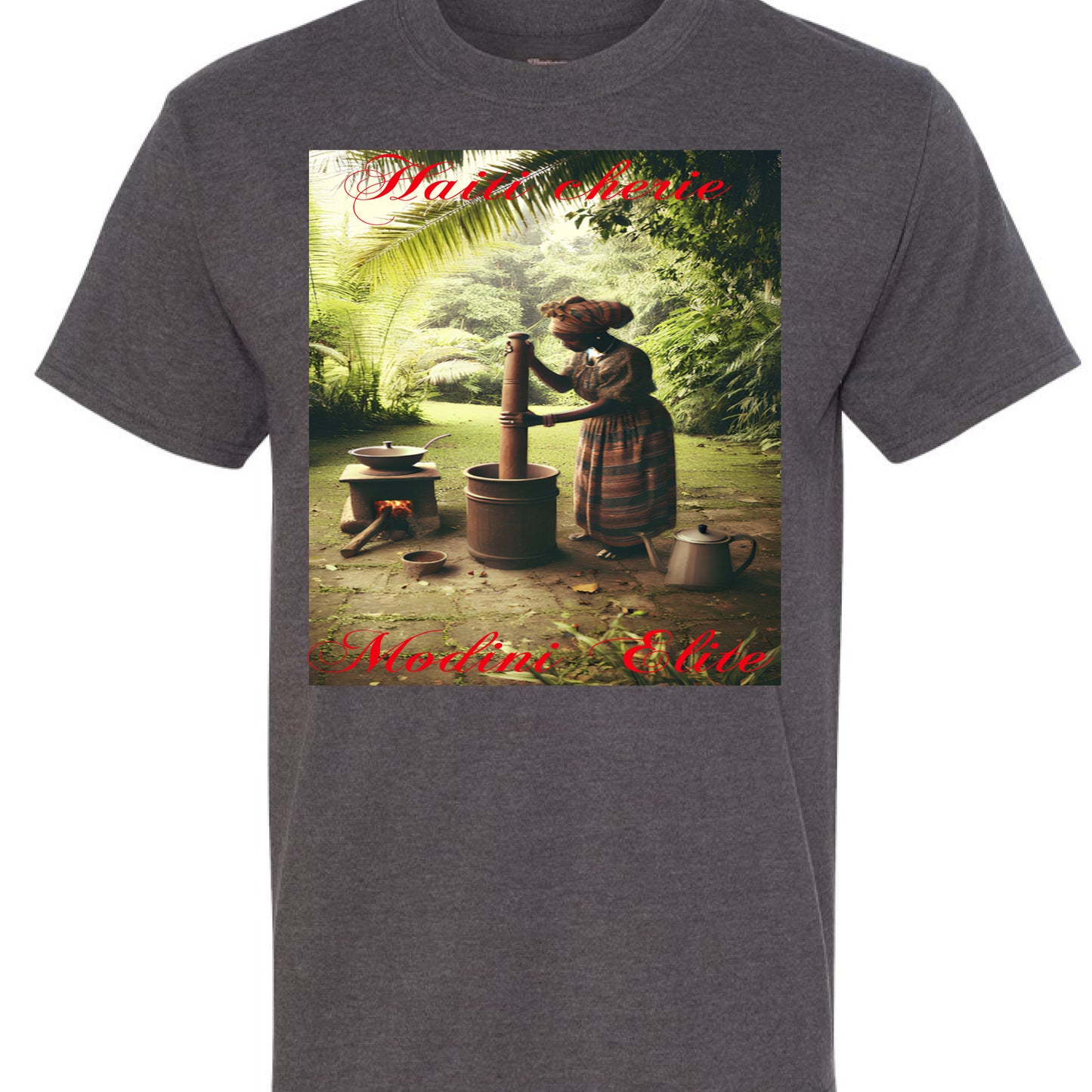 CHARCOAL HEATHER - FRONT